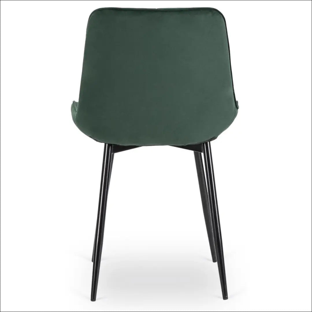 Kėdė su veliūro audiniu žalios spalvos TE465 - €43 Save 15% 25-50, __label:Pristatymas 5-14 d.d., elite, spalva-zalia,