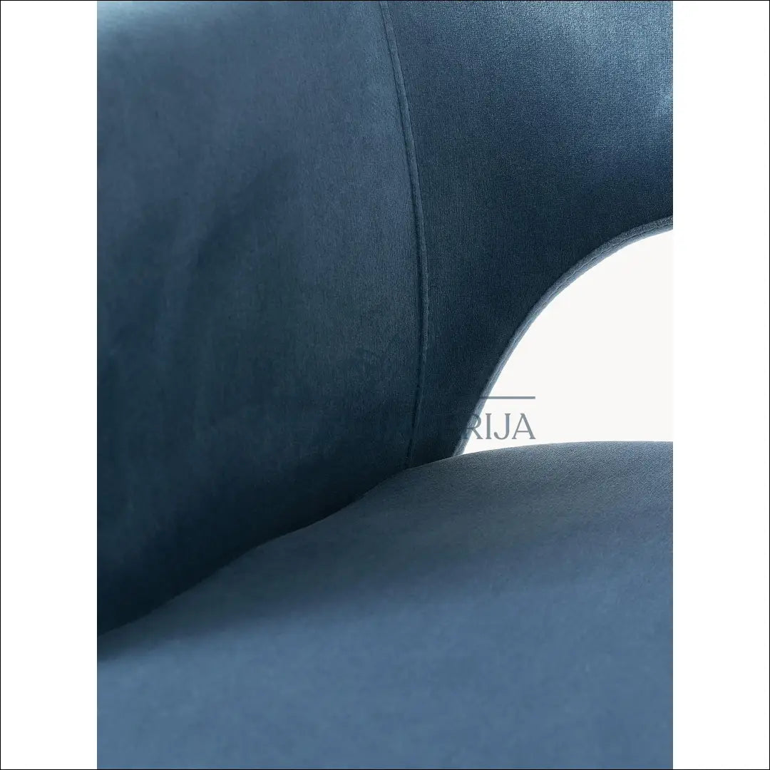 Kėdė VI1003 - €125 Save 50% 100-200, __label:Pristatymas 1-2 d.d., color-melyna, kedes-valgomojo, material-aksomas €100