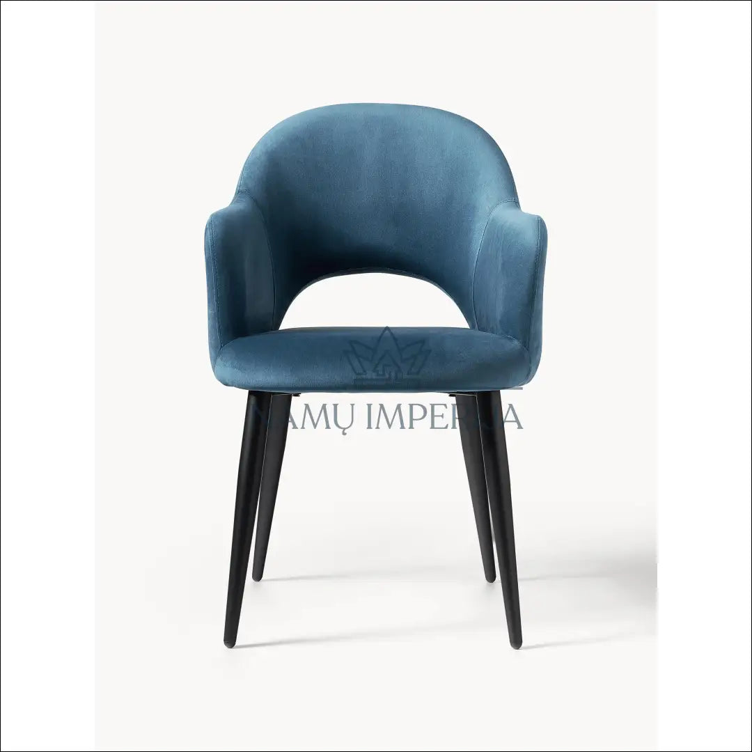 Kėdė VI1003 - €125 Save 50% 100-200, __label:Pristatymas 1-2 d.d., color-melyna, kedes-valgomojo, material-aksomas €100