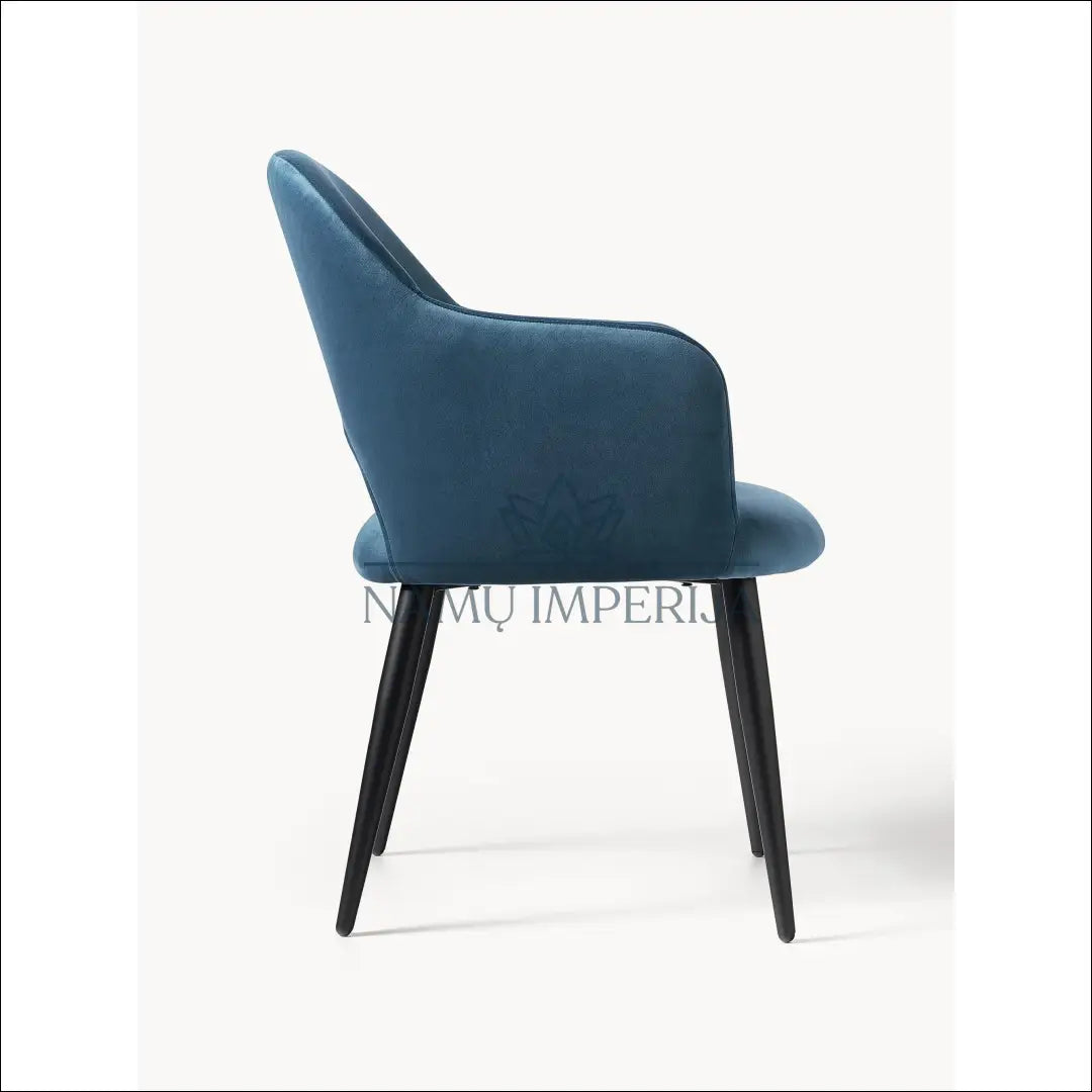 Kėdė VI1003 - €125 Save 50% 100-200, __label:Pristatymas 1-2 d.d., color-melyna, kedes-valgomojo, material-aksomas €100