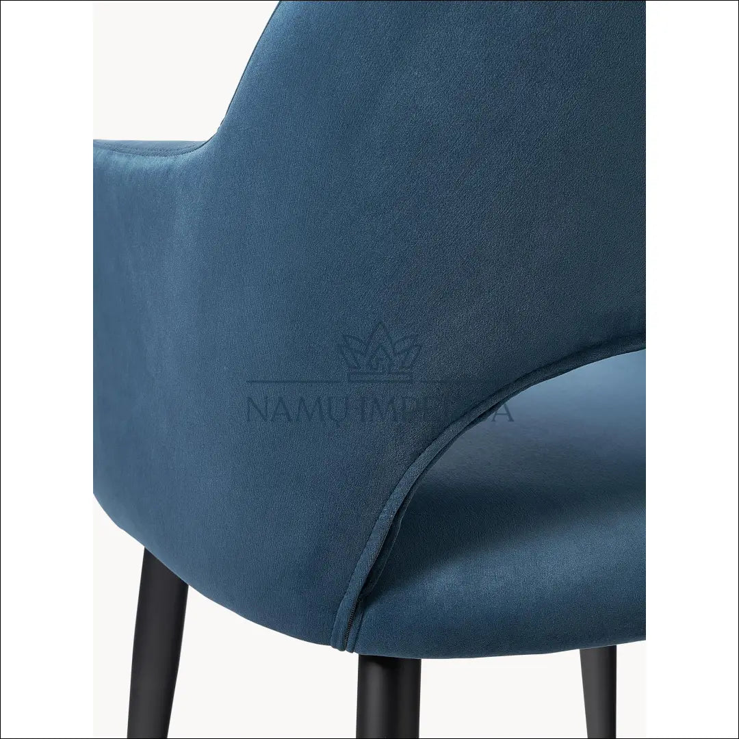 Kėdė VI1003 - €125 Save 50% 100-200, __label:Pristatymas 1-2 d.d., color-melyna, kedes-valgomojo, material-aksomas €100
