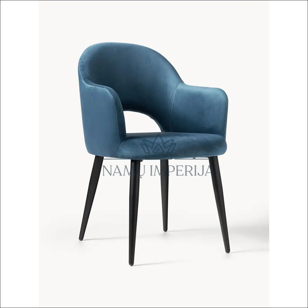 Kėdė VI1003 - €125 Save 50% 100-200, __label:Pristatymas 1-2 d.d., color-melyna, kedes-valgomojo, material-aksomas €100