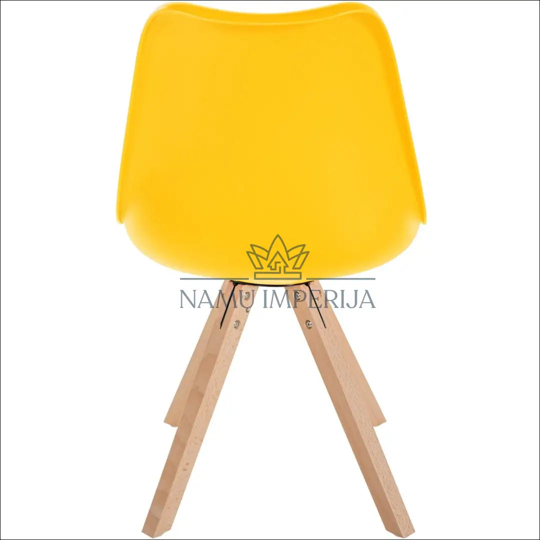 Kėdė VI1015 €37 Save 50% 25 50, __label:Pristatymas 1 2 d.d., color geltona, kedes valgomojo, material eko oda €25