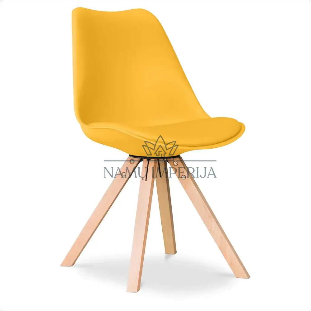 Kėdė VI1015 €37 Save 50% 25 50, __label:Pristatymas 1 2 d.d., color geltona, kedes valgomojo, material eko oda €25