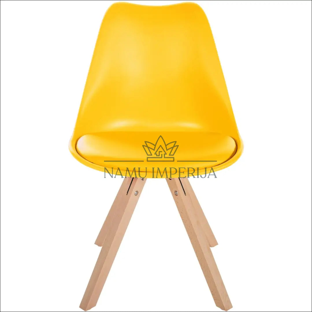 Kėdė VI1015 €37 Save 50% 25 50, __label:Pristatymas 1 2 d.d., color geltona, kedes valgomojo, material eko oda €25