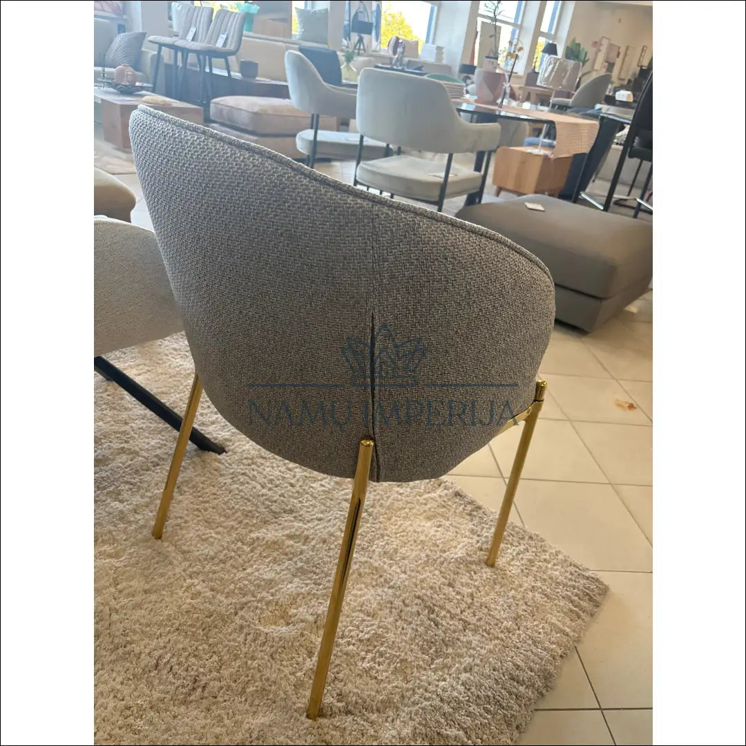 Kėdė VI1025 - €128 Save 20% 100-200, __label:Pristatymas 1-2 d.d., color-pilka, kedes-valgomojo, material-gobelenas