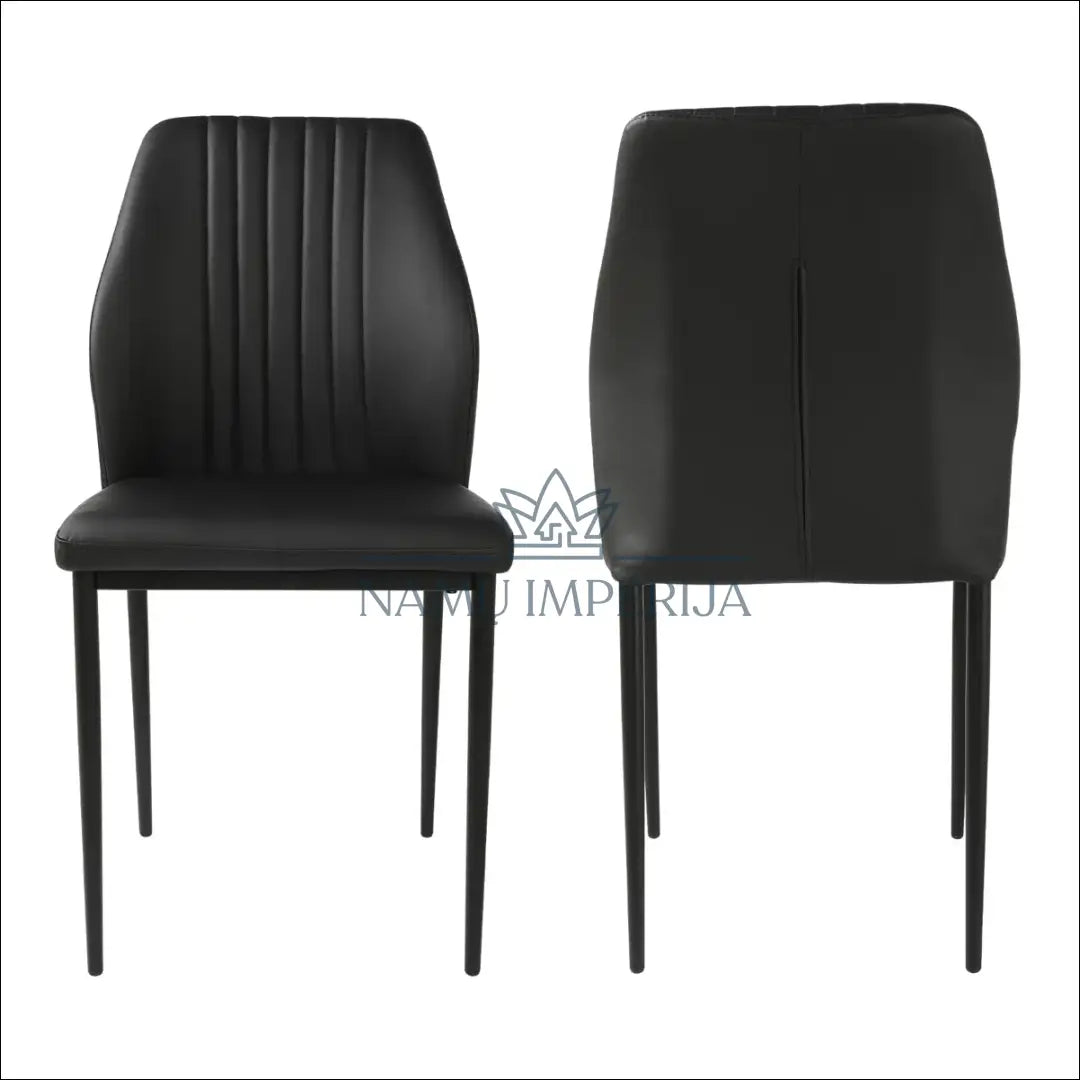 Kėdė VI1031 - €40 Save 50% 25-50, __label:Pristatymas 1-2 d.d., color-juoda, kedes-valgomojo, material-dirbtine-oda €25