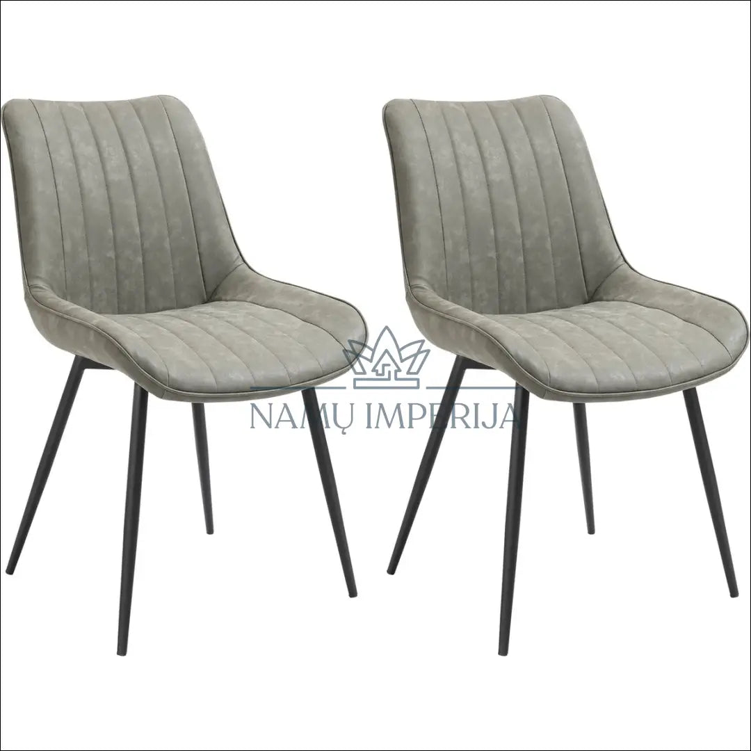 Kėdė VI1036 - €58 Save 50% 50-100, __label:Pristatymas 1-2 d.d., color-pilka, kedes-valgomojo, material-dirbtine-oda