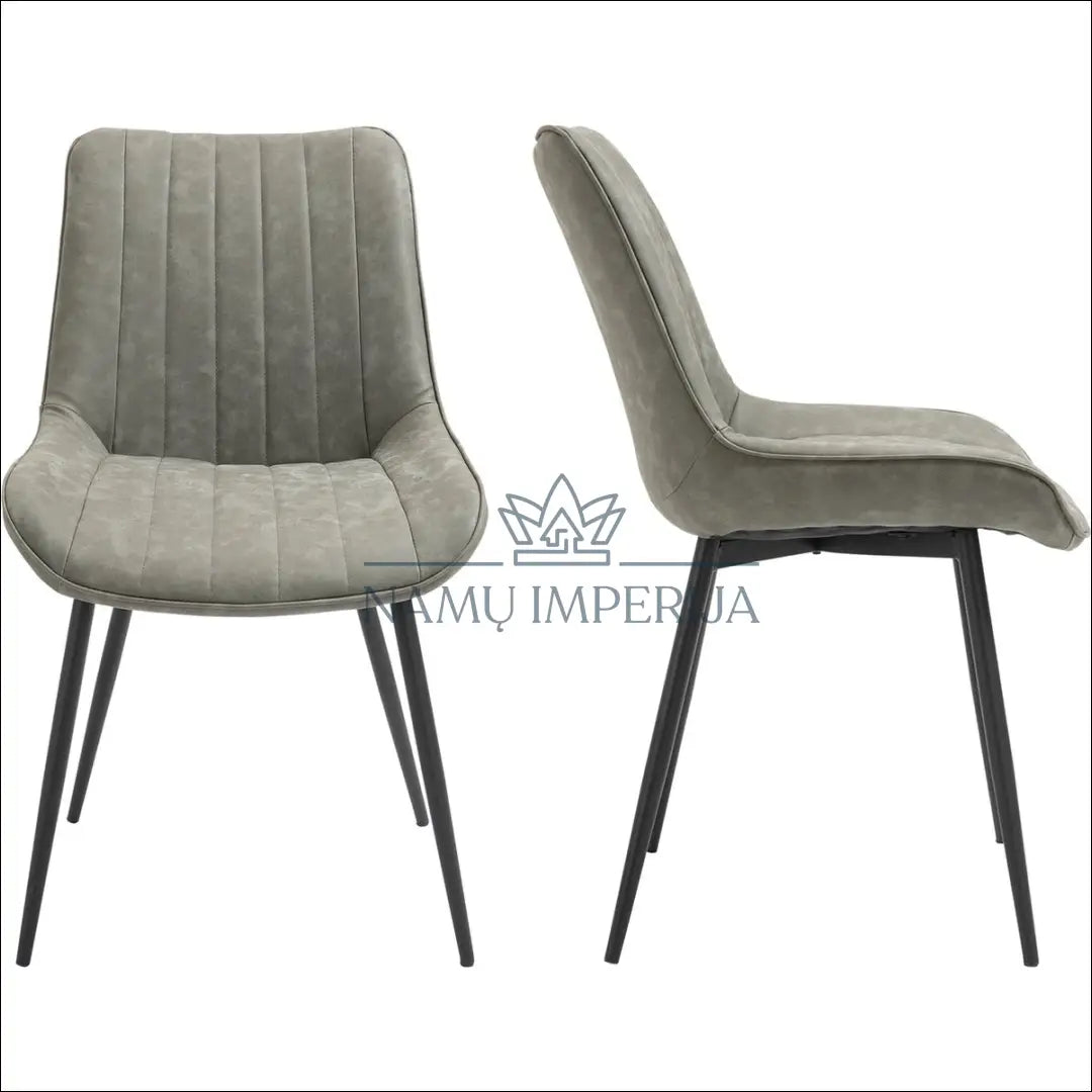 Kėdė VI1036 - €58 Save 50% 50-100, __label:Pristatymas 1-2 d.d., color-pilka, kedes-valgomojo, material-dirbtine-oda