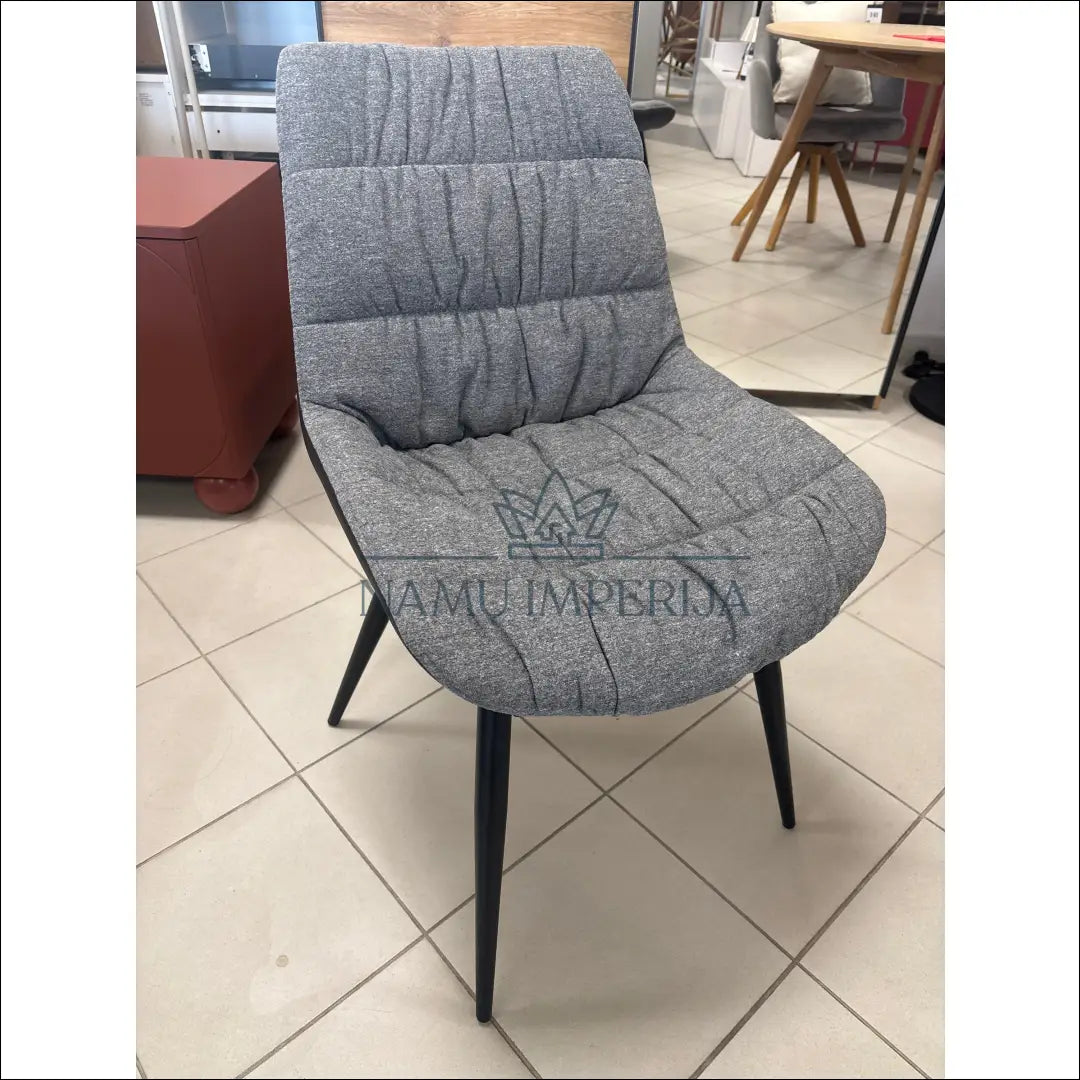 Kėdė VI1039 - €45 Save 50% 25-50, __label:Pristatymas 1-2 d.d., color-juoda, color-pilka, kedes-valgomojo €25 to €50