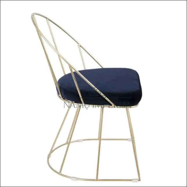 Kėdė VI1041 - €95 Save 50% 50-100, __label:Pristatymas 1-2 d.d., color-auksine, color-melyna, foteliai €50 to €100