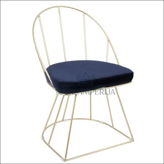 Kėdė VI1041 - €95 Save 50% 50-100, __label:Pristatymas 1-2 d.d., color-auksine, color-melyna, foteliai €50 to €100