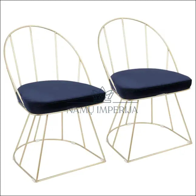 Kėdė VI1041 - €95 Save 50% 50-100, __label:Pristatymas 1-2 d.d., color-auksine, color-melyna, foteliai €50 to €100