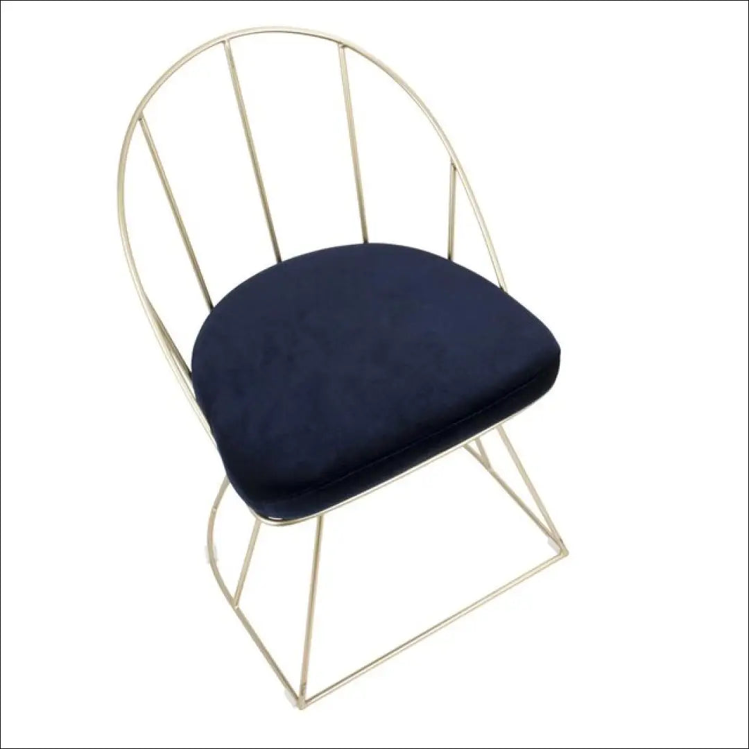 Kėdė VI1041 - €95 Save 50% 50-100, __label:Pristatymas 1-2 d.d., color-auksine, color-melyna, foteliai €50 to €100