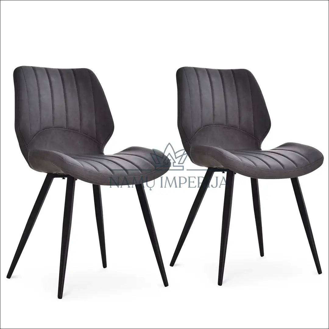 Kėdė VI1045 - €74 Save 50% 50-100, __label:Pristatymas 1-2 d.d., color-pilka, kedes-valgomojo, material-dirbtine-oda