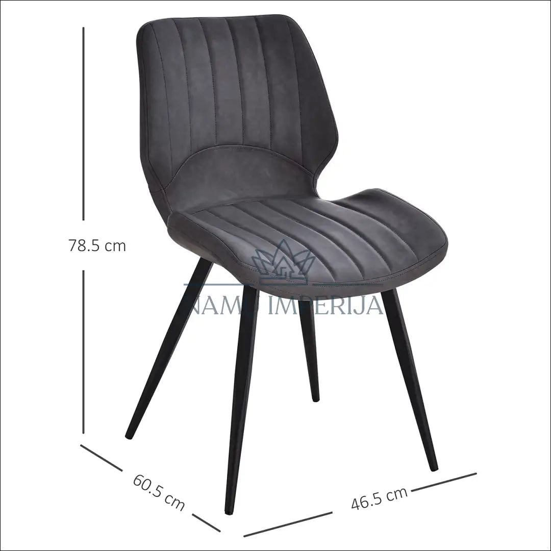 Kėdė VI1045 - €74 Save 50% 50-100, __label:Pristatymas 1-2 d.d., color-pilka, kedes-valgomojo, material-dirbtine-oda