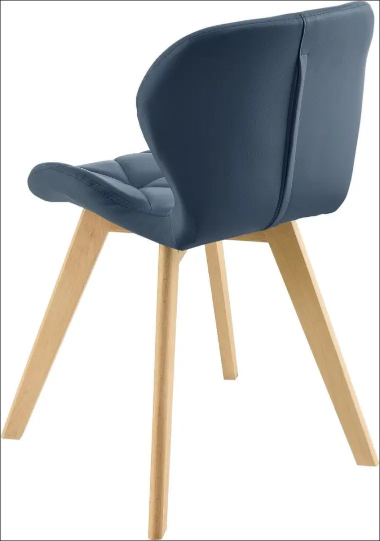 Kėdė VI1051 - €56 Save 55% 50-100, __label:Pristatymas 1-2 d.d., color-melyna, kedes-valgomojo, material-dirbtine-oda