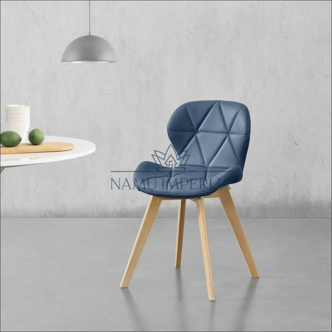 Kėdė VI1051 - €63 Save 50% 50-100, __label:Pristatymas 1-2 d.d., color-melyna, kedes-valgomojo, material-dirbtine-oda