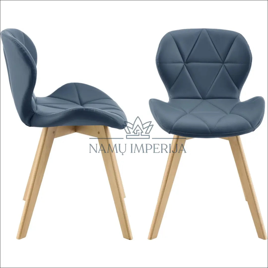 Kėdė VI1051 - €63 Save 50% 50-100, __label:Pristatymas 1-2 d.d., color-melyna, kedes-valgomojo, material-dirbtine-oda