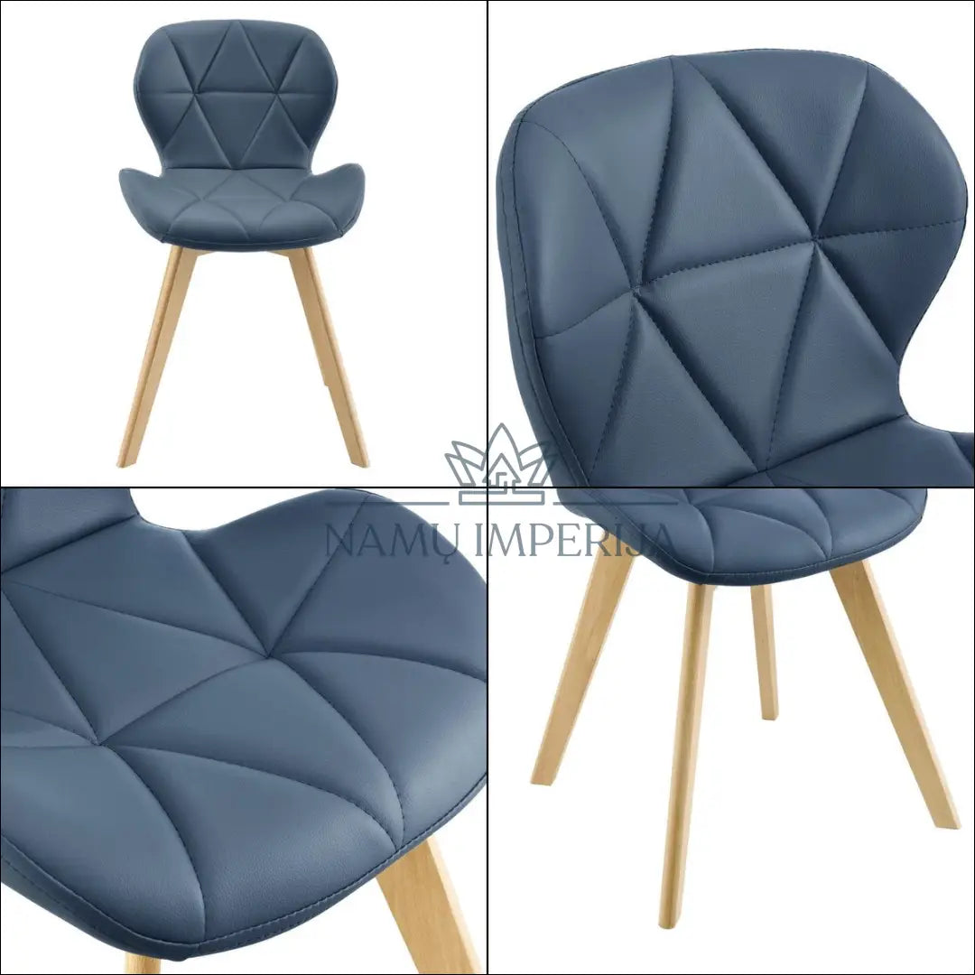 Kėdė VI1051 - €63 Save 50% 50-100, __label:Pristatymas 1-2 d.d., color-melyna, kedes-valgomojo, material-dirbtine-oda