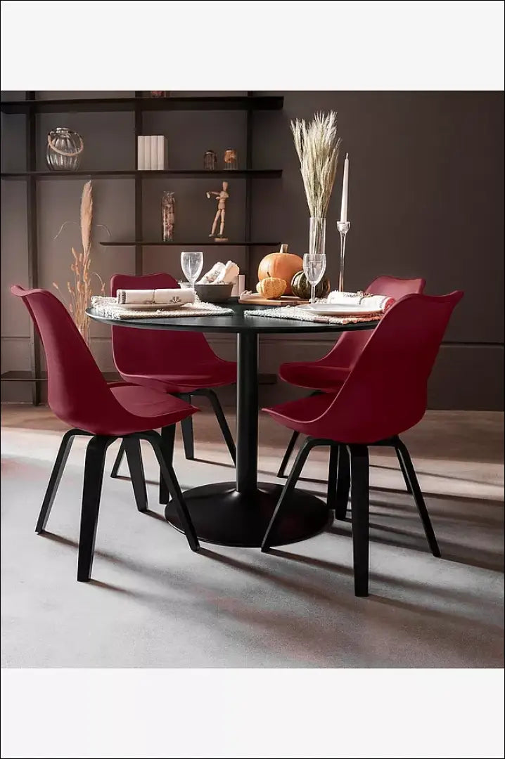 Kėdė VI1054 - €49 Save 50% 25-50, __label:Pristatymas 1-2 d.d., color-raudona, color-ruda, kedes-valgomojo €25 to €50