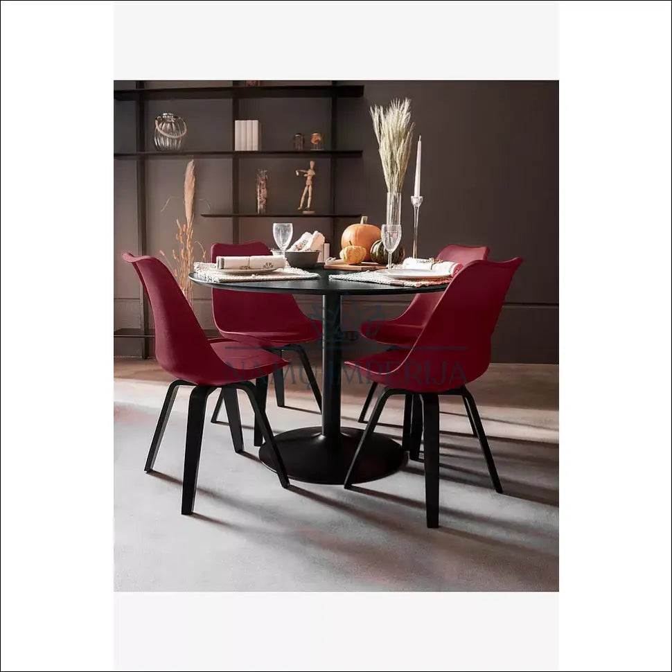Kėdė VI1054 - €49 Save 50% 25-50, __label:Pristatymas 1-2 d.d., color-raudona, color-ruda, kedes-valgomojo €25 to €50