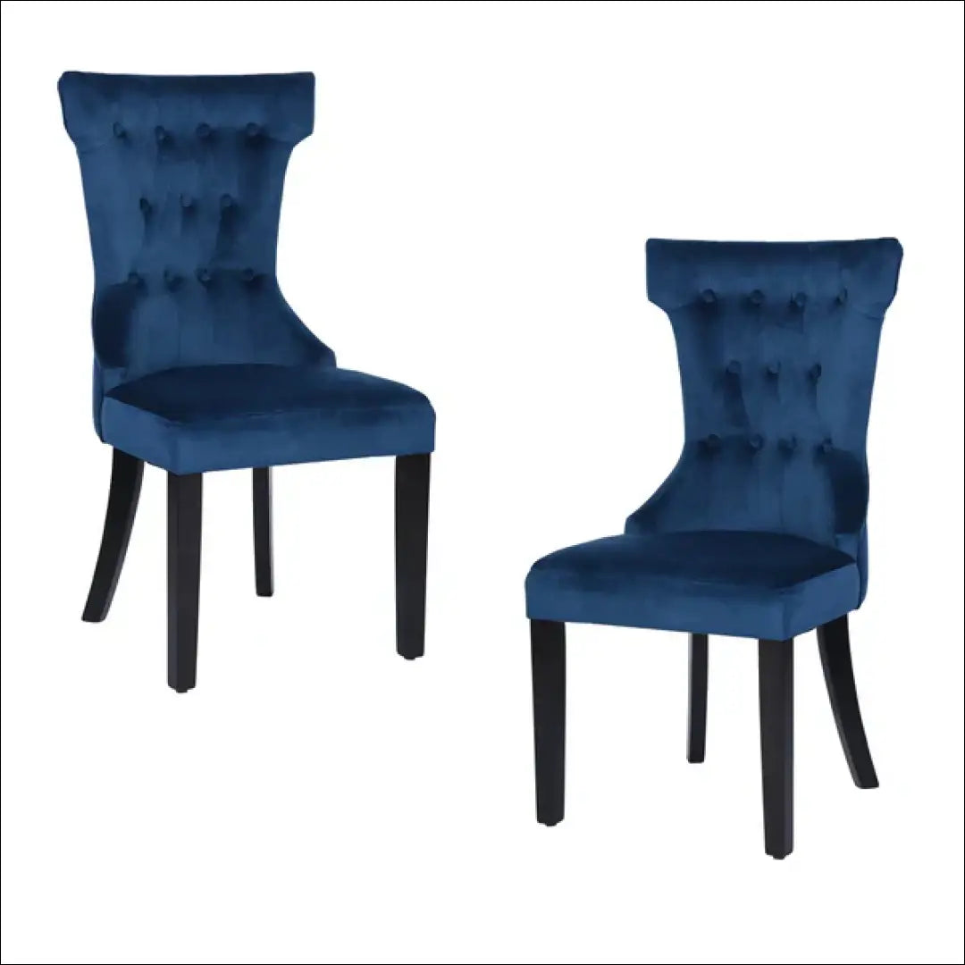 Kėdė VI1060 - €96 Save 55% 50-100, __label:Pristatymas 1-2 d.d., color-melyna, kedes-valgomojo, material-aksomas €50