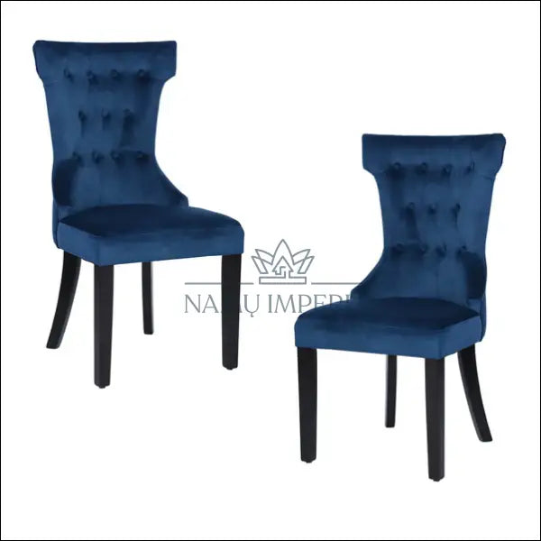 Kėdė VI1060 - €107 Save 50% 100-200, __label:Pristatymas 1-2 d.d., color-melyna, kedes-valgomojo, material-aksomas €100
