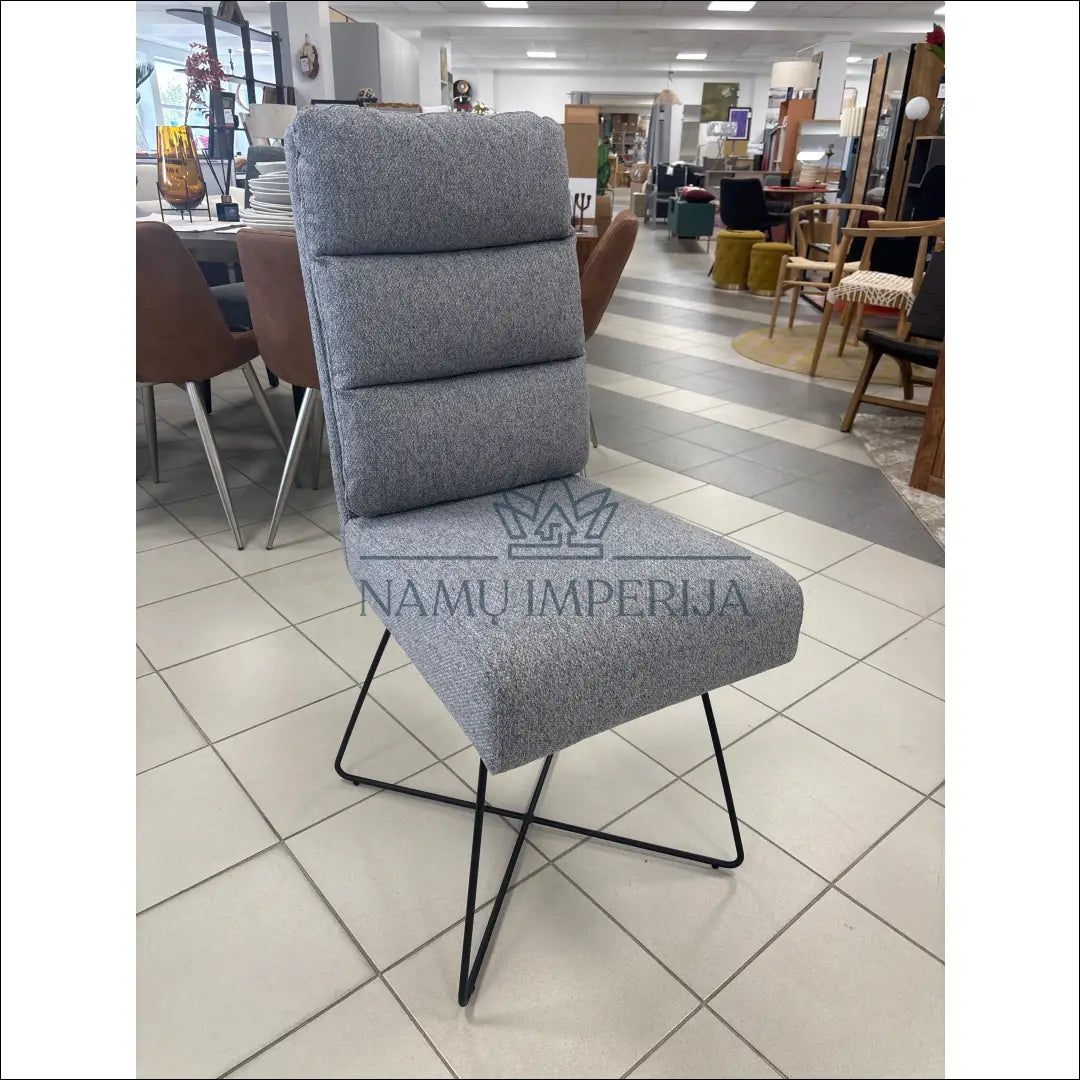 Kėdė VI1064 - €95 Save 50% 50-100, __label:Pristatymas 1-2 d.d., color-pilka, kedes-valgomojo, material-gobelenas €50