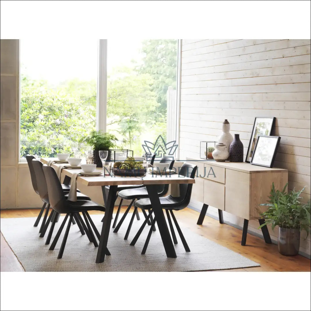 Kėdė VI1068 - €88 Save 50% 50-100, __label:Pristatymas 1-2 d.d., color-juoda, kedes-valgomojo, material-dirbtine-oda