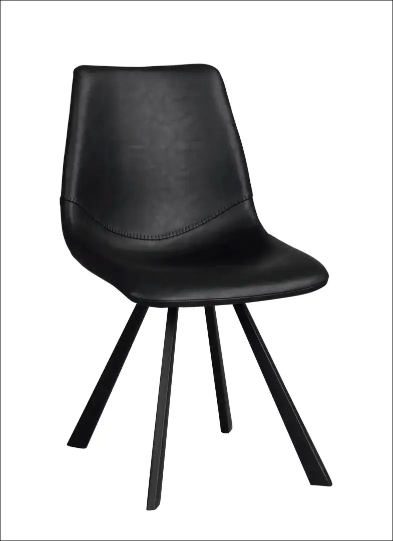 Kėdė VI1068 - €88 Save 50% 50-100, __label:Pristatymas 1-2 d.d., color-juoda, kedes-valgomojo, material-dirbtine-oda