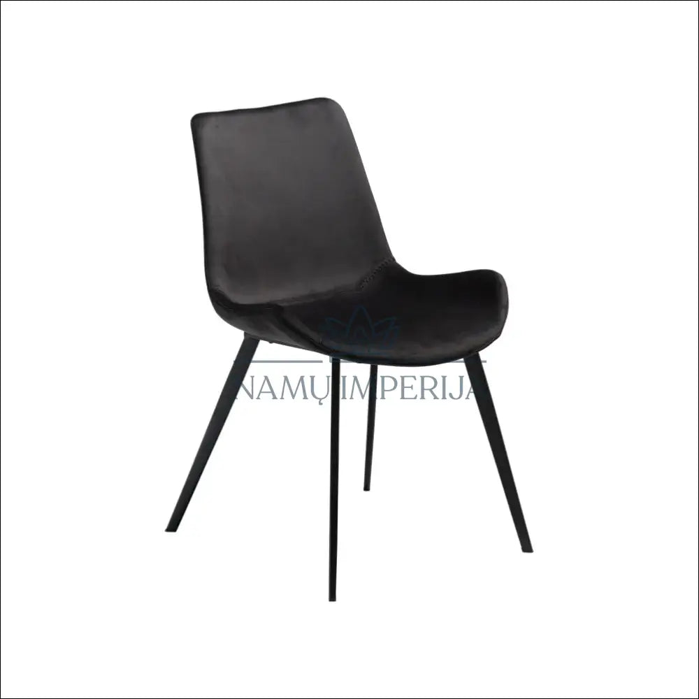 Kėdė VI1076 - €53 Save 50% 50-100, __label:Pristatymas 1-2 d.d., color-juoda, kedes-valgomojo, material-aksomas €50