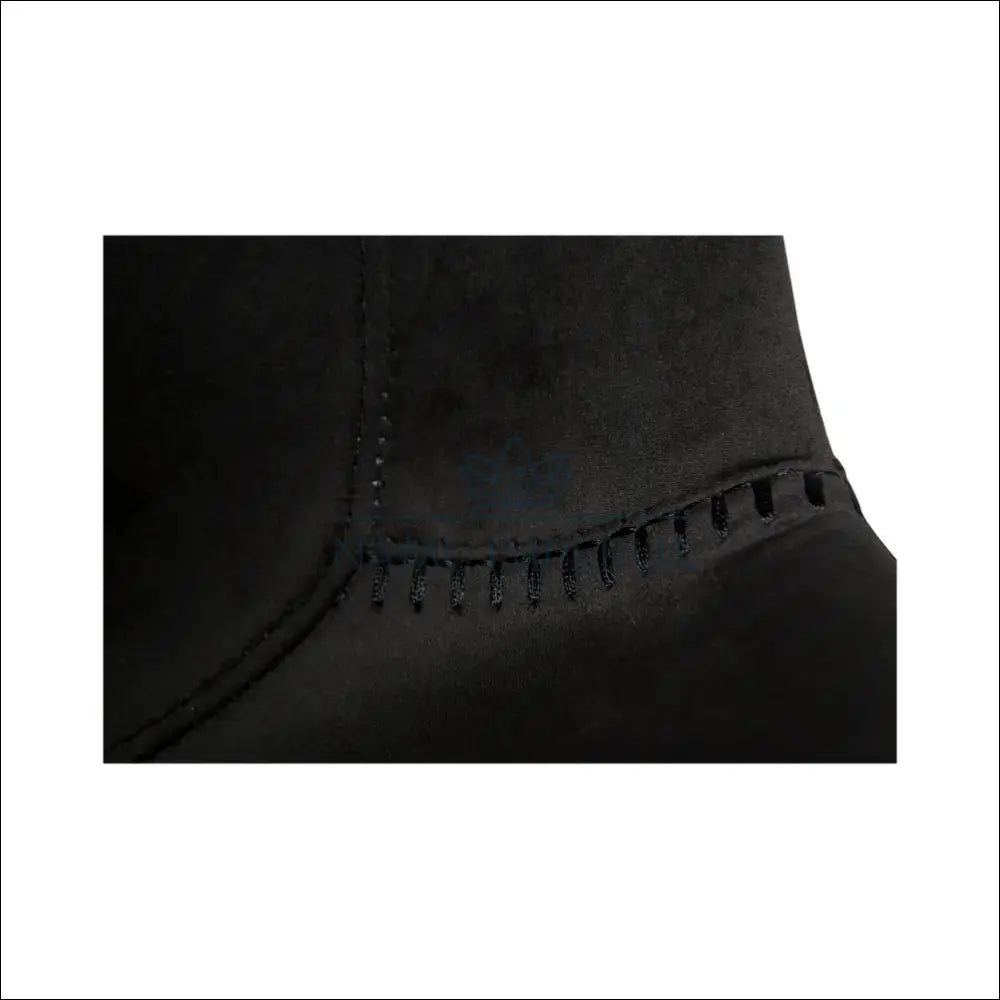 Kėdė VI1076 - €53 Save 50% 50-100, __label:Pristatymas 1-2 d.d., color-juoda, kedes-valgomojo, material-aksomas €50