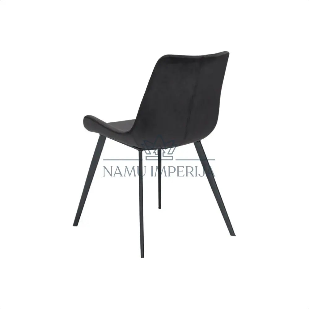 Kėdė VI1076 - €53 Save 50% 50-100, __label:Pristatymas 1-2 d.d., color-juoda, kedes-valgomojo, material-aksomas €50