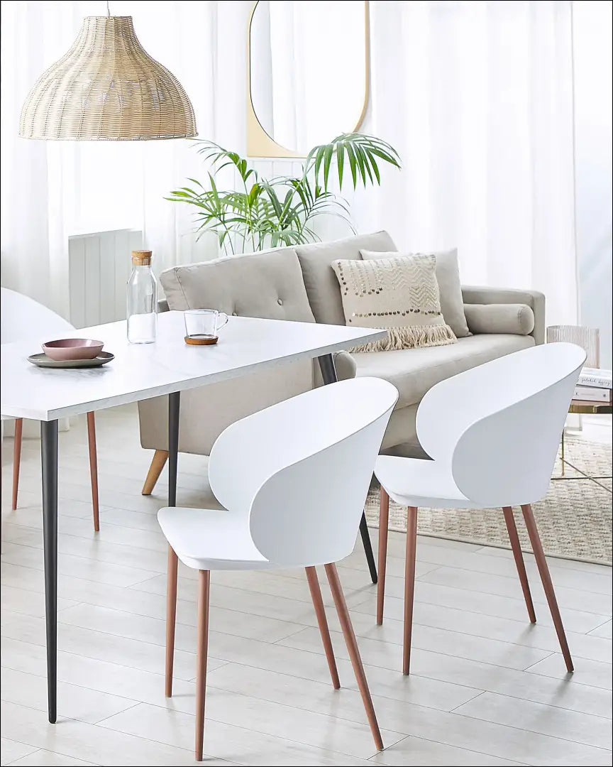 Kėdė VI1085 - €69 Save 50% 50-100, __label:Pristatymas 1-2 d.d., color-balta, kedes-valgomojo, material-plastikas €50