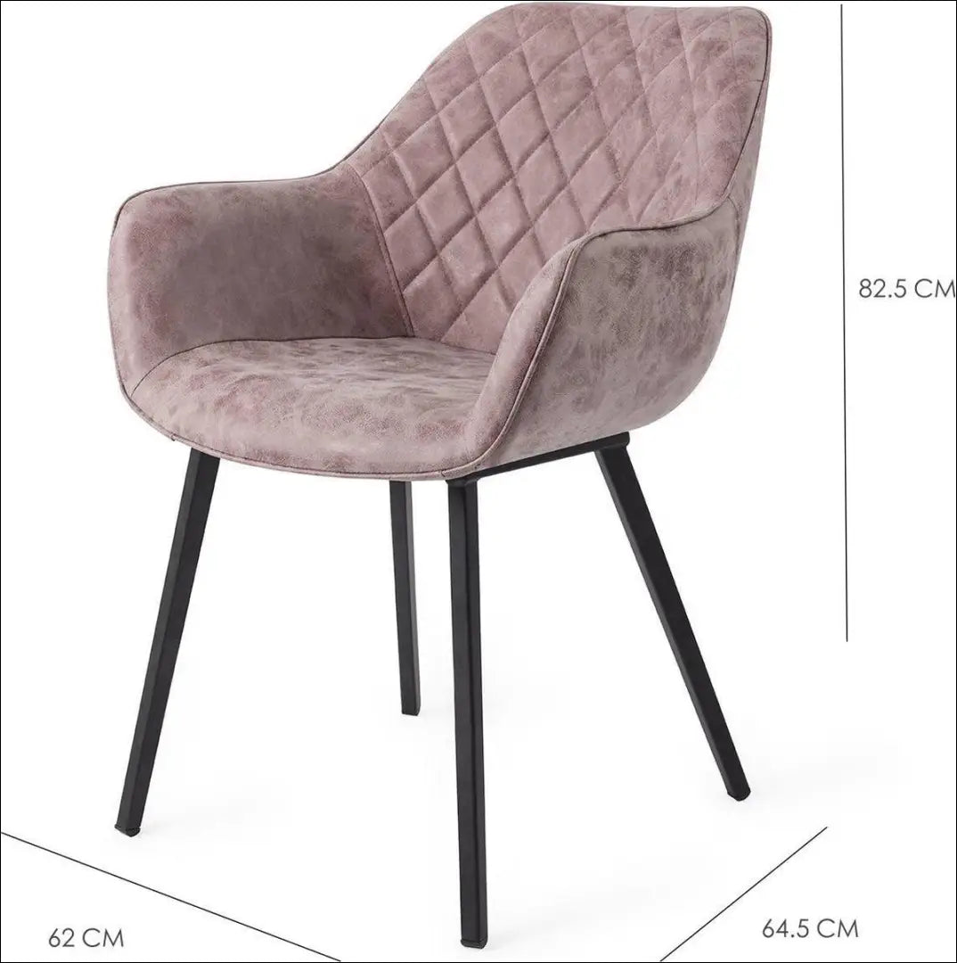 Kėdė VI1102 - €69 Save 50% 50-100, __label:Pristatymas 1-2 d.d., color-rozine, kedes-valgomojo, material-dirbtine-oda