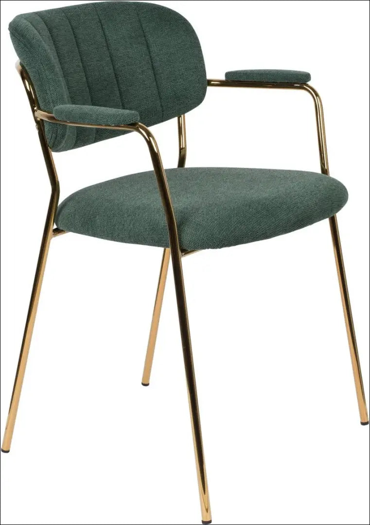 Kėdė VI1104 - €84 Save 50% 50-100, __label:Pristatymas 1-2 d.d., color-auksine, color-zalia, kedes-valgomojo €50