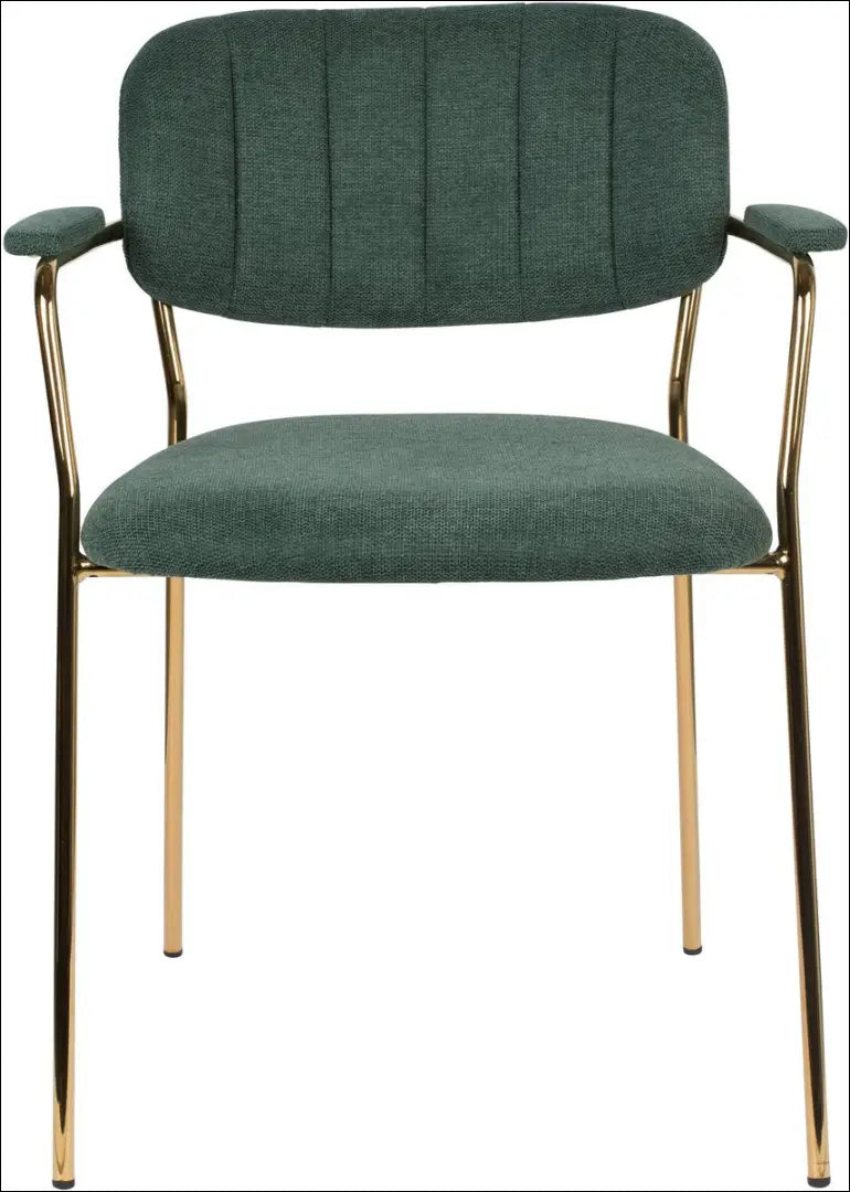 Kėdė VI1104 - €84 Save 50% 50-100, __label:Pristatymas 1-2 d.d., color-auksine, color-zalia, kedes-valgomojo €50