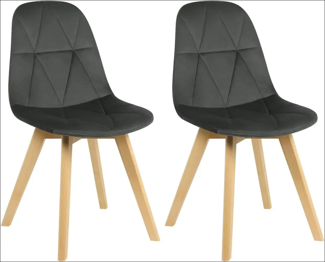 Kėdė VI1109 - €48 Save 50% 25-50, __label:Pristatymas 1-2 d.d., color-juoda, kedes-valgomojo, material-aksomas €25