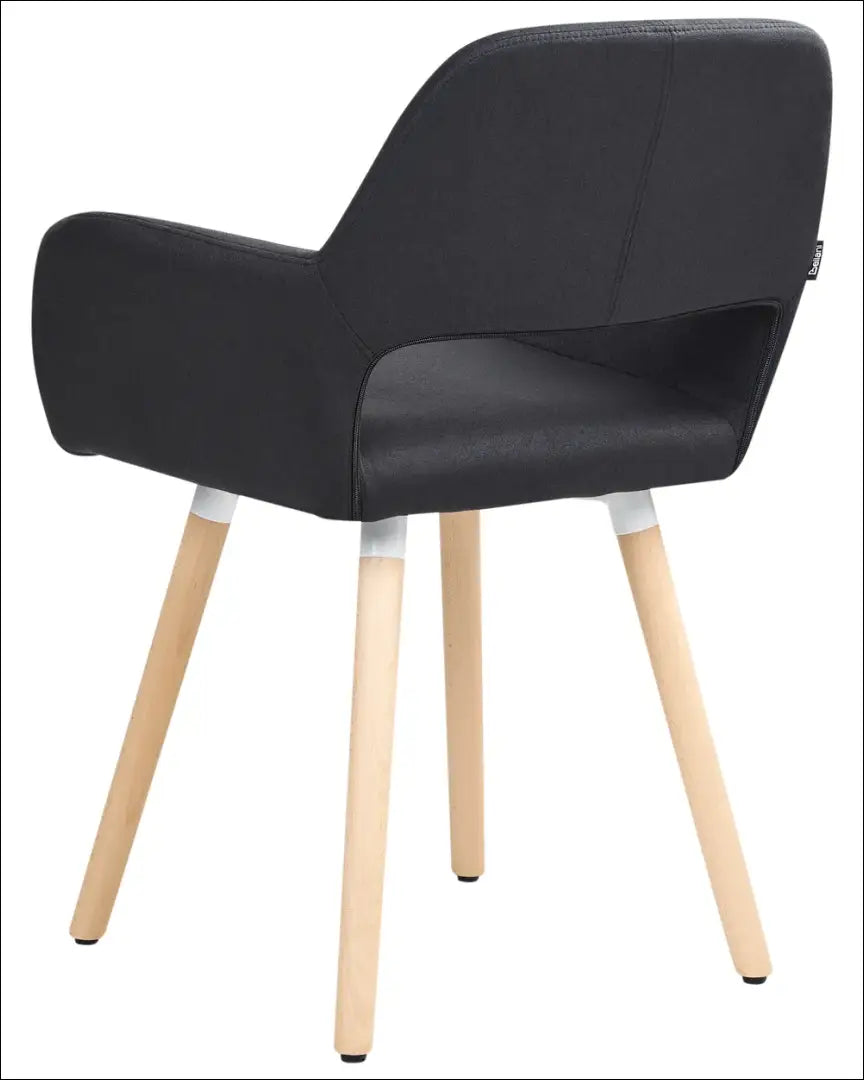 Kėdė VI1112 - €69 Save 50% 50-100, __label:Pristatymas 1-2 d.d., color-juoda, kedes-valgomojo, material-gobelenas €50