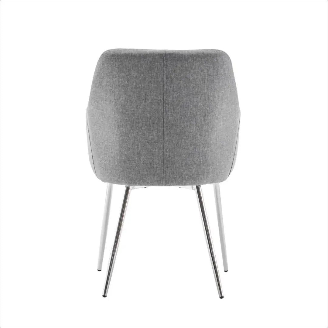 Kėdė VI1148 - €49 Save 50% 25-50, __label:Pristatymas 1-2 d.d., color-pilka, kedes-valgomojo, material-gobelenas €25