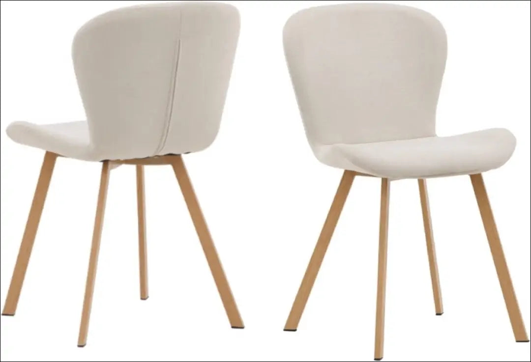 Kėdė VI1151 - €43 Save 50% 25-50, __label:Pristatymas 1-2 d.d., color-kremas, kedes-valgomojo, material-gobelenas €25