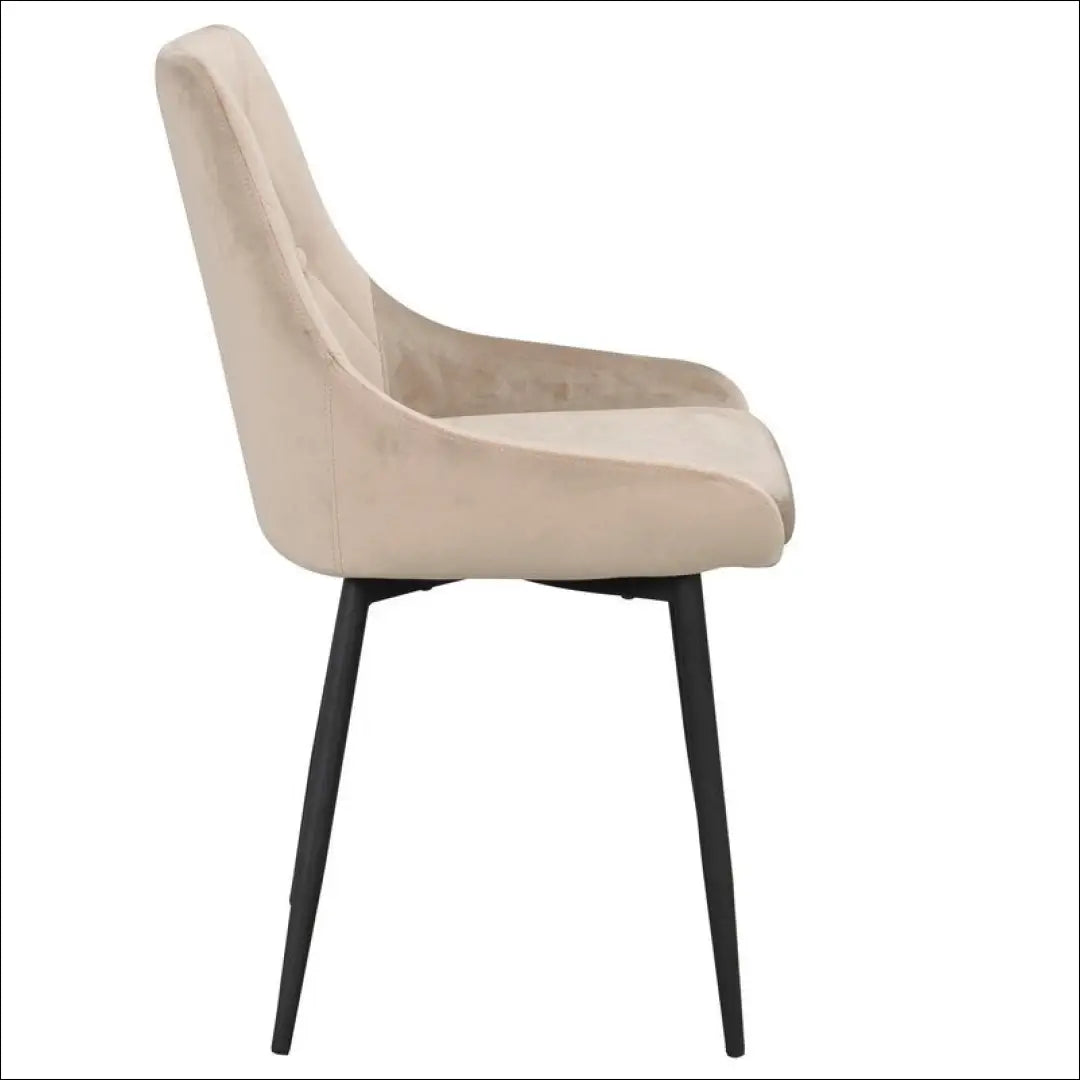 Kėdė VI1162 - €72 Save 50% 50-100, __label:Pristatymas 1-2 d.d., color-smelio, kedes-valgomojo, material-aksomas €50