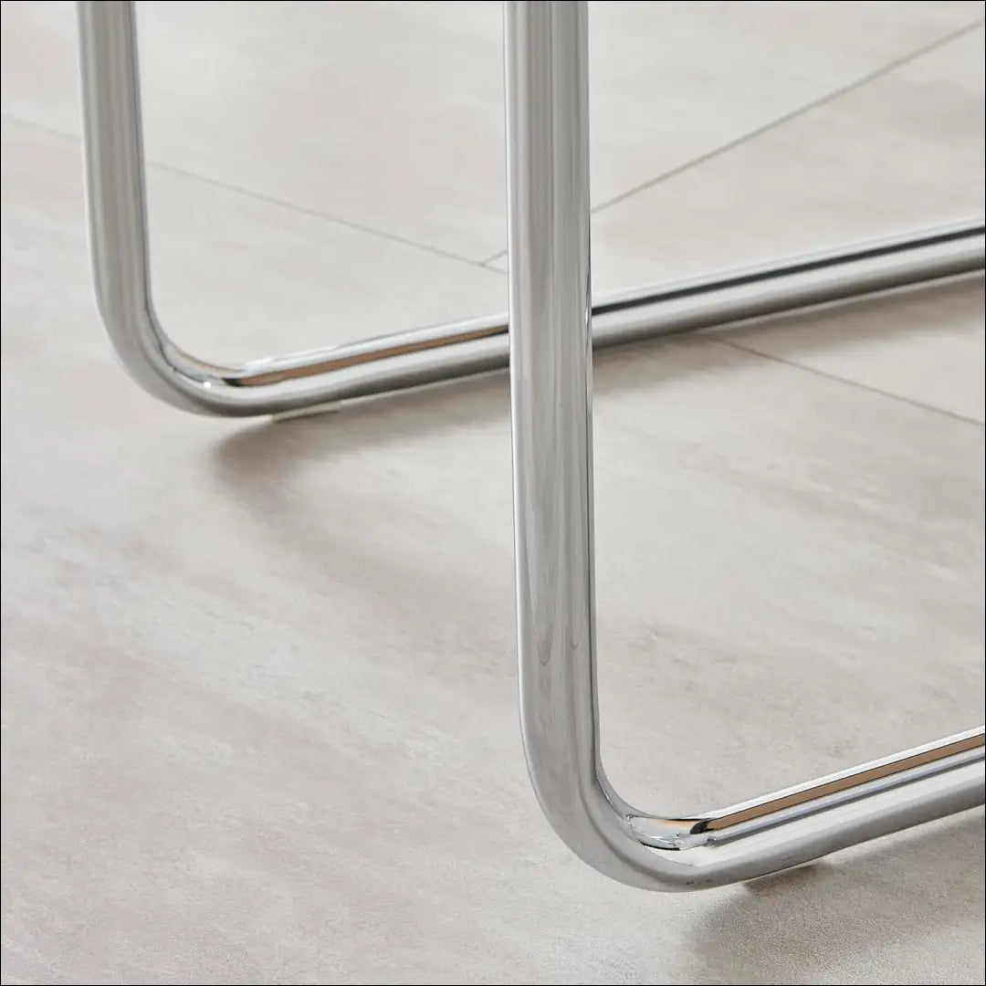 Kėdė VI1164 - €49 Save 50% 25-50, __label:Pristatymas 1-2 d.d., color-pilka, kedes-valgomojo, material-eko-oda €25