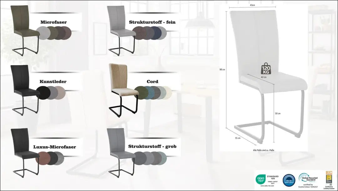 Kėdė VI1182 - €85 Save 50% 50-100, __label:Pristatymas 1-2 d.d., color-ruda, kedes-valgomojo, material-poliesteris €50