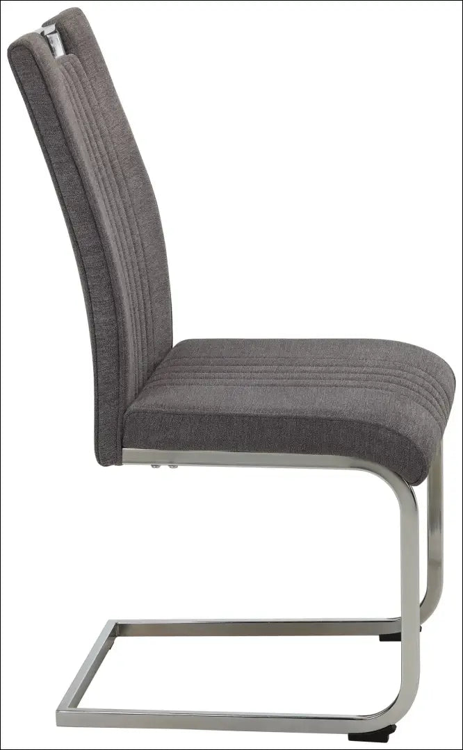 Kėdė VI1183 - €65 Save 50% 50-100, __label:Pristatymas 1-2 d.d., color-pilka, kedes-valgomojo, material-gobelenas €50