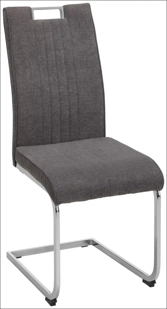 Kėdė VI1183 - €65 Save 50% 50-100, __label:Pristatymas 1-2 d.d., color-pilka, kedes-valgomojo, material-gobelenas €50