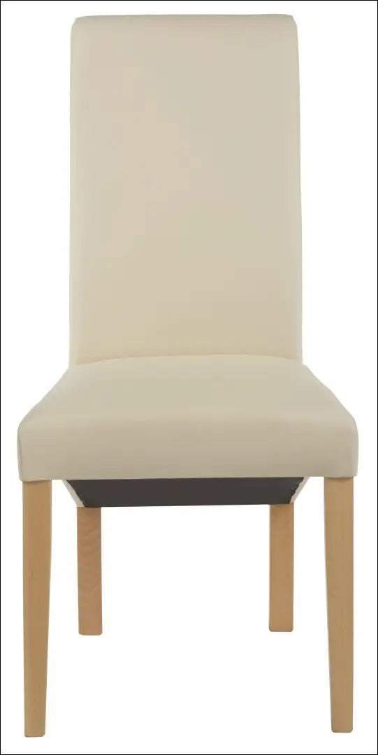 Kėdė VI1185 - €53 Save 50% 50-100, __label:Pristatymas 1-2 d.d., color-kremas, kedes-valgomojo, material-dirbtine-oda