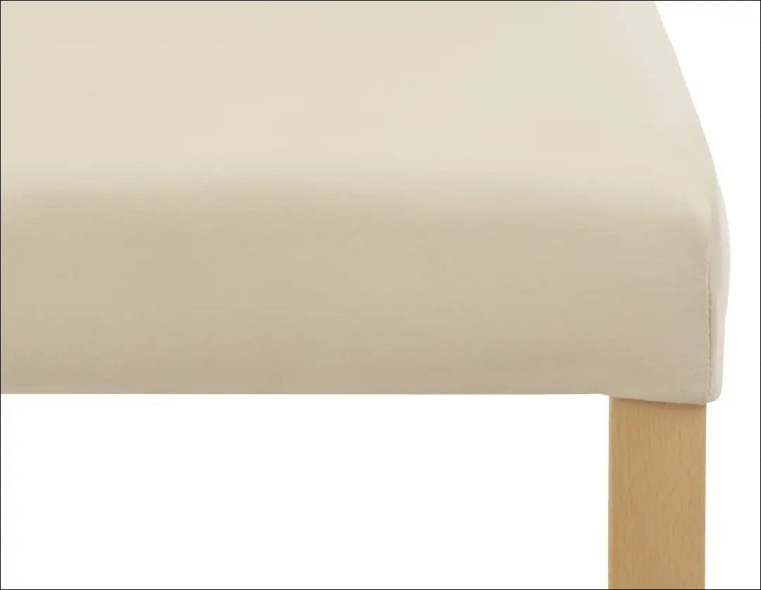 Kėdė VI1185 - €53 Save 50% 50-100, __label:Pristatymas 1-2 d.d., color-kremas, kedes-valgomojo, material-dirbtine-oda