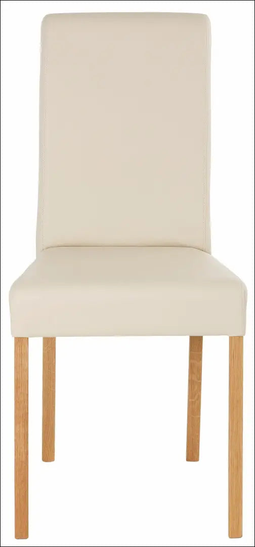 Kėdė VI1186 - €54 Save 50% 50-100, __label:Pristatymas 1-2 d.d., color-kremas, kedes-valgomojo, material-dirbtine-oda